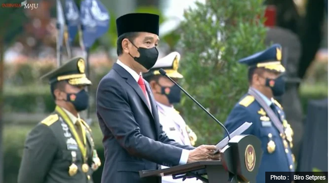 HUT TNI, Jokowi Perintahkan Ubah Belanja Pertahanan Jadi Investasi